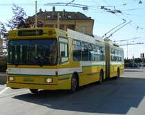 TN - NAW / Hess Trolleybus Nr.112 vor der Haltestelle Place Pury am 19.09.2007