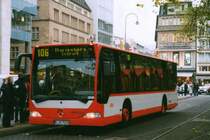 Mercedes O530 Citaro der KVB K�ln, aufgenommen im November 2002 in K�ln am Neumarkt.