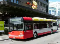 Winterthur - Solaris Nr.201  ZH 719201 bei den Bushaltestellen vor dem Bahnhof in Winterthur am 01.04.2011

