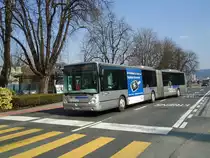 AAGR Rothenburg - Nr. 33/LU 15'047 - Irisbus am 11. M�rz 2011 beim Bahnhof Luzern