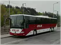 CFL 104 (WK 8663) Mercedes Integro aufgenommen am Bahnhof in Ettelbr�ck am 17.04.2011.