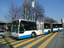 VBL Luzern - Nr. 131/LU 15'015 - Mercedes Citaro am 11. M�rz 2011 beim Bahnhof Luzern