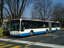 VBL Luzern - Nr. 136/LU 199'436 - Mercedes Citaro am 11. M�rz 2011 beim Bahnhof Luzern