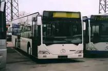 Mercedes Citaro O530 Neuwagen, aufgenommen im Februar 2003 auf dem Gel�nde der Evobus NL Dortmund.