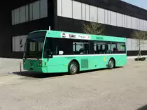 Rattin Bus Biel - ex MAB VanHool 001 abgestellt in Biel am 10.04.2011