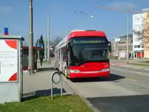 SW Winterthur - Nr. 173 - Solaris Gelenktrolleybus am 20. M�rz 2011 in Winterthur, Eishalle