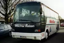 Setra S211 HD, aufgenommen im M�rz 2000 auf dem Parkplatz der Westfalenhallen in Dortmund.