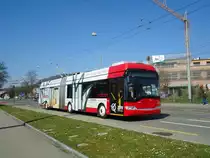 SW Winterthur - Nr. 173 - Solaris Gelenktrolleybus am 20. M�rz 2011 in Winterthur, Eishalle