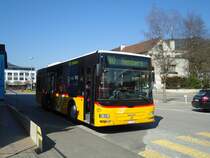 Postautobetriebe unteres Toggenburg, L�tisburg - SG 15'109 - MAN am 23. M�rz 2011 beim Bahnhof Wattwil