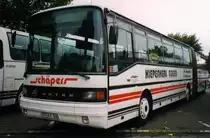 Setra SG221 UL, aufgenommen im November 1999 auf dem Parkplatz der Westfalenhallen in Dortmund.
