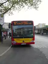 Ein neuer MB Citaro am 26.04.11 in Hanau der HSB 