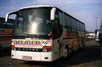 Setra S315 HD, aufgenommen im M�rz 1997 auf dem Busparkplatz in Venedig.