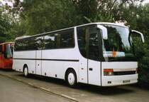 Setra S315 HD, aufgenommen im August 1998 auf dem Parkplatz der Westfalenhallen in Dortmund.