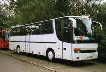 Setra S315 HD, aufgenommen im August 1998 auf dem Parkplatz der Westfalenhallen in Dortmund.