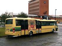 Nagelneues  Kamel  SOR BN12 2K3 5362 in ersten T�ge seines  Ersatz im Stadtverkehr Cheb, Busbahnhof Cheb (Eger), 3. 12. 2007