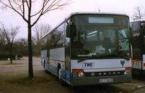 Setra S315 UL, aufgenommen im Februar 1999 auf dem Parkplatz der Westfalenhallen in Dortmund.