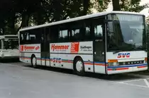 Setra S315 UL, aufgenommen im August 1999 in Rinteln am Busbahnhof.