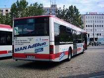 VAG Nürnberg: MAN NL 283 (Wagen 823) am Plärrer am 01.08.2005