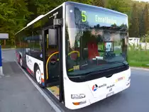 Wagen 93 der RVBW an der Haltestelle Eichtal in Baden am 23.4.2011