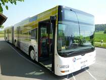 Wagen 171 der RVBW an der Haltestelle Bettlen in Wrenlos am 21.4.2011