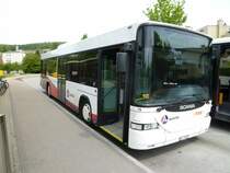 Wagen 76 der RVBW an der Haltestelle Mhleweg in Untersiggenthal am 24.4.2011