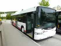 Wagen 76 der RVBW an der Haltestelle M�hleweg in Untersiggenthal am 24.4.2011