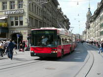 Bern mobil - NAW Swisstrolley Nr.03 unterwegs auf der Linie 12 in der Stadt Bern am 14.04.2011