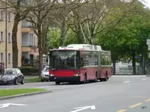 Bern mobil - NAW Swisstrolley Nr.08 unterwegs auf der Linie 20 in der Stadt Bern am 14.04.2011