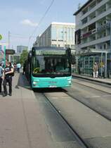 Einer von 12 neuen MAN Lions City der VGF am 30.04.11 in Frankfurt am Main 