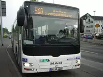 Ein MAN Lions City am 30.04.11 in Frankfurt am Main Mainkur 