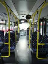 Ein Mercedes Benz Citaro des SVM in Maintal von Innen am 30.04.11