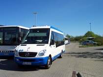 MB Sprinter City der RSAG Rostock am Rostock ZOB 30.04.2011