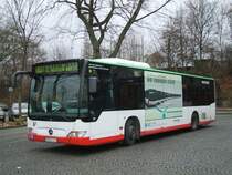 MB Citaro,Linie  SB 27 von Wanne Eickel Bbf. nach Marl Mitte
�ber Herten Mitte.(06.12.2007) 