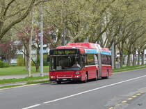 Bern mobil - Volvo 7700 Nr.828  BE 612828 unterwegs auf der Linie 20 in der Stadt Bern am 14.04.2011

