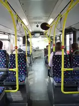 Ein Mercedes Benz Citaro des Stadtverkehrs Maintal von Innen am 27.04.11 