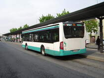 Ein Mercedes Benz Citaro des Stadtverkehr Maintal am 27.04.11 in Frankfurt Bergen Enkheim 
