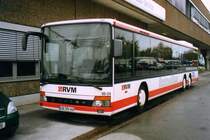 RVM 98-04, ein Setra S319 NF, aufgenommen im Mai 2001 auf dem Gel�nde der Evobus NL in Dortmund.
