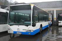 Jumbo 73, ein Mercedes O530 Citaro, vom Unternehmen Gerda Klingenfu�, aufgenommen am 27.02.2011 auf dem Betriebshof von Klingenfu� in Velbert.