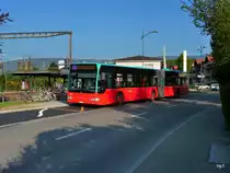 VB Biel - Mercedes Citaro Nr.155 BE 666155 bei der Bushaltestelle neben dem Bahnhof in Br�gg am 16.04.2011