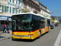 Postauto - Setra S 315 NF JU 32982 unterwegs in Delemont am 16.04.2011