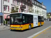 Postauto - Setra S 315 NF JU 43083 unterwegs in Delemont am 16.04.2011

