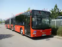 Der RAB-Bus nochmal von vorne, aufgenommen.