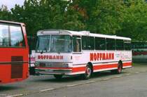 Setra S130 S, aufgenommen im September 2002 auf dem Parkplatz der Westfalenhallen in Dortmund.