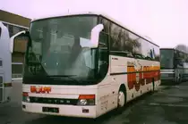 Setra S315 GT-HD, aufgenommen im Mai 2002 im GWZ der Evobus NL Dortmund.
