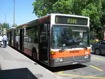 MB 405 GN Nr. 222 auf der Linie 1 bei der Haltestelle Jardin Botanique, 05.05.2011.