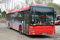 DSW21 1553, ein MAN NL263 vom Baumeier Omnibusbetrieb im Auftrag der DSW21. Aufgenommen am 11.04.2010 auf dem Abstellplatz vom BOB w�hrend der ersten Dortmunder Fotosonderfahrt.