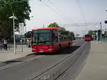 Ein DB Rhein Neckar Bus Mercedes Benz Citaro am 06.05.11 in Heidelberg Hbf 