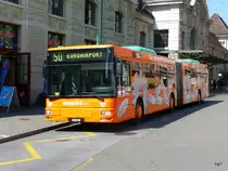 BVB - MAN  Nr.787 BS  3287 unterwegs auf der Linie 50 bei der Haltestelle vor dem Bahnhof Basel SBB in Basel am 16.04.2011
