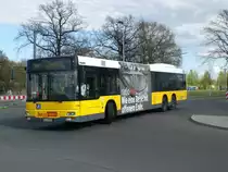 MAN Niederflurbus 2. Generation auf der Linie 260 nach U-Bahnhof Rudow am S-Bahnhof Adlershof.