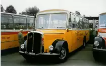 Aus dem Archiv: Oldie-Tours Z�risee, Wollerau - Nr. 2/SZ 10'418 - Saurer/R&J (ex Jaggi, Kippel Nr. 4) am 3. Oktober 1998 in R�ti, Sonnenplatz